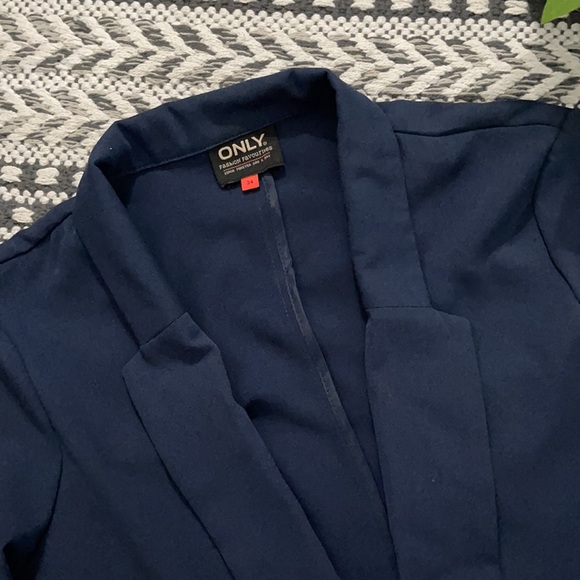 ONLY Navy Soft Blazer - Picture 6 of 8